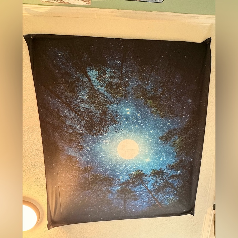 Amazon Celestial Night Sky Tapestry